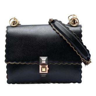 Fendi Pre-owned Cross Body Bags, female, Black, Size: ONE SIZE Pre-owned Leather fendi-bags