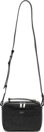 Ferragamo Black Monogram Small Crossbody Bag