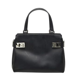 Ferragamo Pre-owned Handbags, female, Black, Size: ONE SIZE Pre-owned Handbag