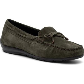 Ara Amarillo Leather Driving Shoe in Forest at Nordstrom Rack, Size 8.5