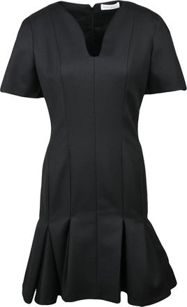 Nina Ricci Mermaid Midi Dress Wool Black