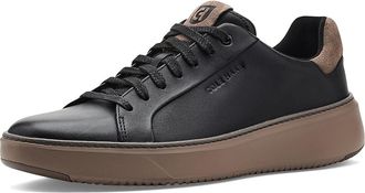 Cole Haan Grandpro Topspin Lightweight Mens Shoes Black/Truffle : 9.5 D - Medium, Leather