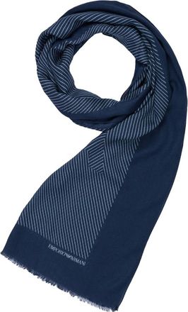 Armani Winter sjaals - Heren - Accessoires - Blauw - Maat: ONE Size