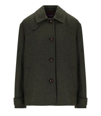 Weekend by Max Mara CAPPOTTO CORTO DIORAMA VERDE MAX MARA WEEKEND
