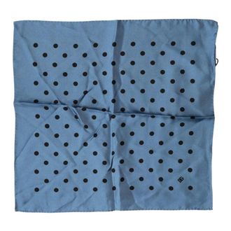 Dolce & Gabbana Pocket Scarves, male, Blue, Size: ONE SIZE Handkerchief Pocket