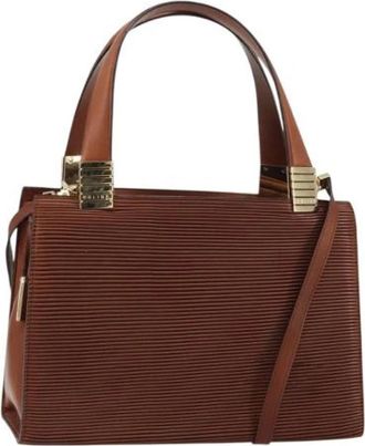 Celine Pre-owned Vintage Handtas - Dames - Vintage Handtas - Bruin - ONE Size - Leer - Vintage