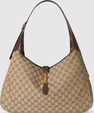 Gucci Jackie 1961 Large Crossbody Bag, Beige, GG Canvas