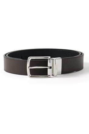 Mr P. 3cm Reversible Full-Grain Leather Belt