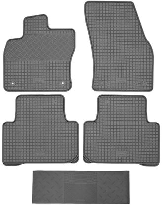 OEM Alfombrillas Rigum 903447 + Funda 900101 - Volkswagen Touran Ii Monovolumen De 5 Plazas A Partir De 2015, Zona De Los Pies Av2 Delantera - Instalable