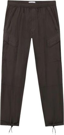 Stone Island Lichtgrijze Cargo Broek - Heren - Straight fit broeken - Grijs - W34 - Broeken