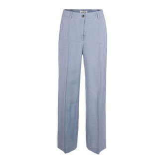 P.A.R.O.S.H. Wide Trousers, female, Blue, Size: S Wide Trousers