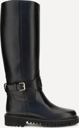 Valentino Garavani Stivali alti VLogo Signature in vitello Woman 38.5