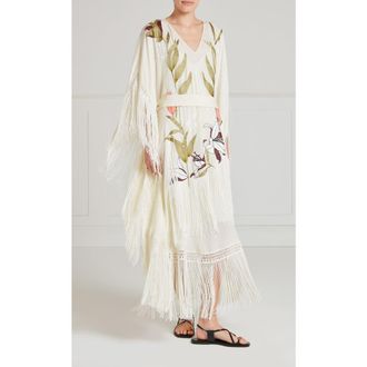 Temperley London Madeline Kaftan in Ivory at Nordstrom, Size X-Small