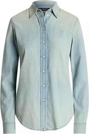 Ralph Lauren Blouse - Dames - Spijkeroverhemden - Blauw - XS - Overhemden