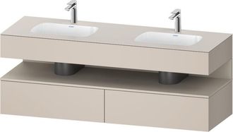 Duravit Qatego Lavabo Encastrado Con Base De Lavabo Consola, - Duravit