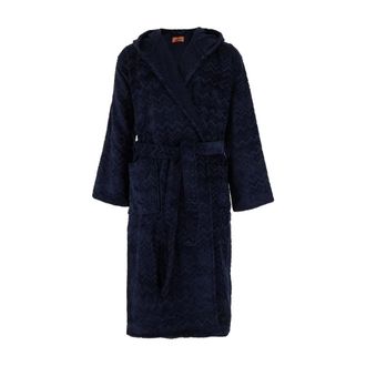 Missoni Home Accappatoio Chalk - - Nightwear & Lounge - Uomo - Blu - L