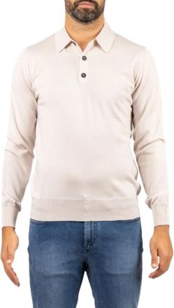 Alpha Industries Polo - Heren - Polos - Beige - 2XL - Wol - Tops