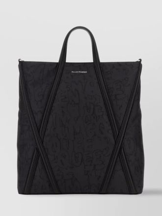 Alexander McQueen nylon twin handle shopping bag
