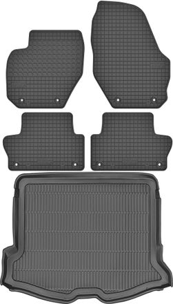 OEM Juego De Alfombrillas De Goma Para Coche Y Alfombrilla Para Maletero Volvo V60 Kombi A Partir De 2011