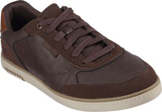 Skechers USA Mens Haney Oxford, Brown, 6 UK