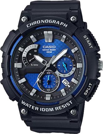 Casio Mens Chronograph Sport Watch with Blue Dial - MCW-200H-2AV