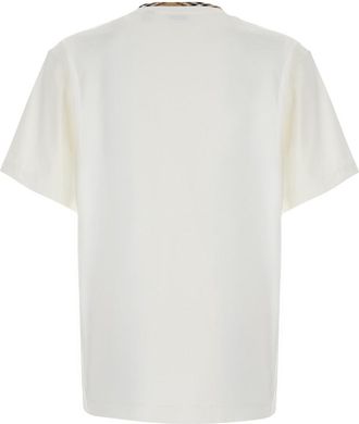 Burberry Mens T-Shirt Ryan White Cotton T-Shirts And Polos