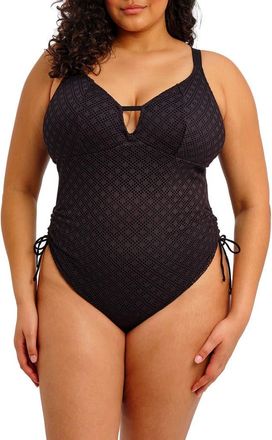 Elomi Bazaruto One-Piece Swimsuit in Black at Nordstrom, Size 36 H