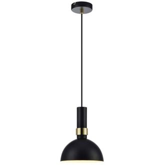 Markslöjd Markslojd LARRY - Lampada a sospensione a soffitto a cupola a 1 luce Nera, E27