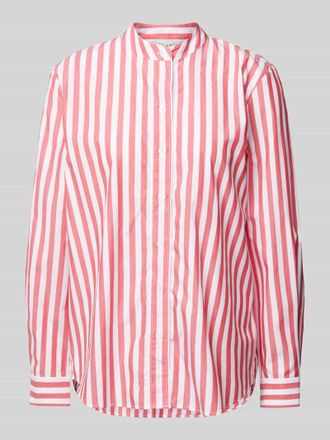 Maerz MAERZ Muenchen Regular Fit Hemdbluse mit Stehkragen in Hellrot, Gr&ouml;&szlig;e 46