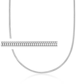 Ross-Simons Italian 2.4mm Sterling Silver Snake-Chain Necklace