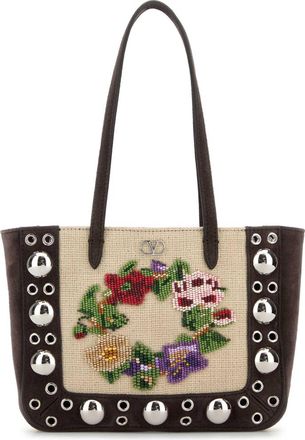 Valentino Garavani Brown Nellcote tote bag