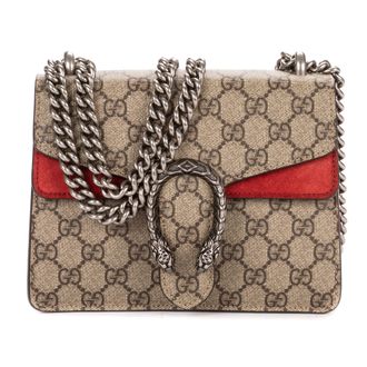 Gucci Pre-owned Womens Mini Dionysus Chain Crossbody Shoulder Bag - Beige - One Size