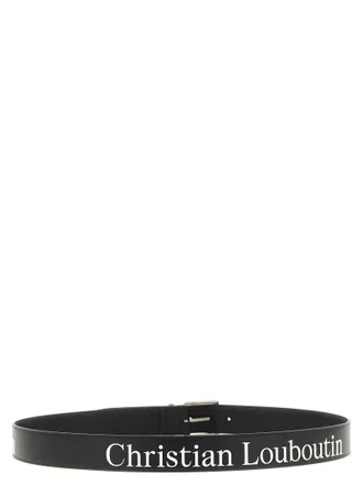 Christian Louboutin The Maxi Belt - Black