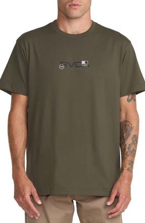 Rvca Small Icons Cotton Graphic T-Shirt in Fatigue at Nordstrom, Size Xx-Large
