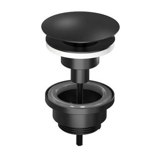 Bernacchini Afvoerplug always open Mat zwart