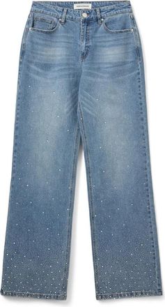 Sofie Schnoor Denimblauwe Jeans - Paris SW 5002 - Dames - Regular Fit Jeans - Blauw - L - Denim - Jeans