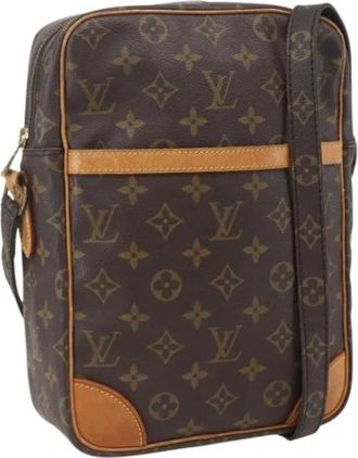 Louis Vuitton Pre-owned Cross Body Bags, female, Brown, Size: ONE SIZE Pre-owned Vintage Canvas Cross Body Bag