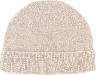 Le Kasha Sand Cashmere Beanie Hat