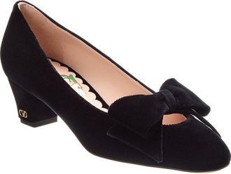 Valentino Vlogo Signature 45 Velvet Pump