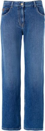 Mart Visser Livia Denim Broek Medium Blauw Denim