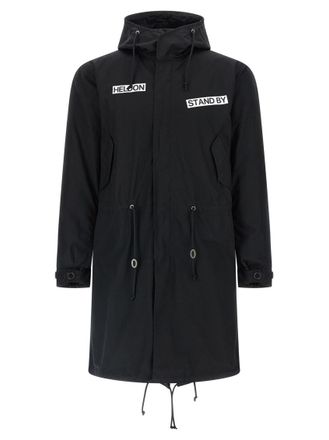 Undercover Black Graphic Hood Jacket