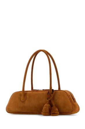 Magda Butrym Womens Caramel Suede Shoulder Bag Camel Borse A Mano