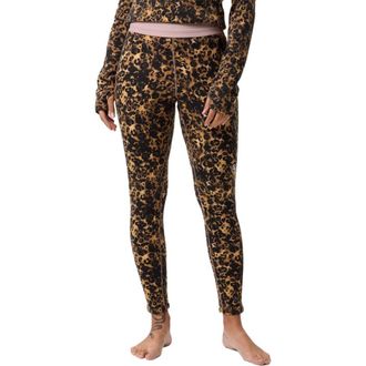 Backcountry Cedars Rws Merino Mid-Wt Baselayer Bottom - Womens in Leoportoise Print at Nordstrom, Size X-Large