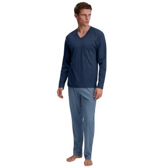 CALIDA Heren, Nachtkleding & Lounge, Blauw, Maat: 2XL Katoen