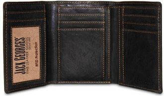 Jack Georges Voyager Tri-Fold Wallet in Black at Nordstrom