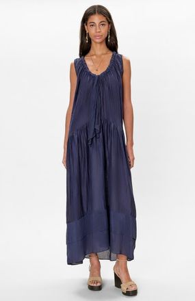 Rebecca Taylor Lilou Sleeveless Dress in Maritime Blue at Nordstrom, Size Medium