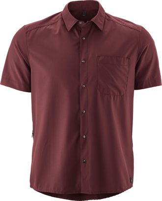 Gonso Radtrikot GONSO Adventure Shirt M, Herren, Gr. 5XL, rot (rotbraun), 94% Polyester, 6% Elasthan, Rundhals, Trikots Radtrikot, Atmungsaktiv, schnell tro