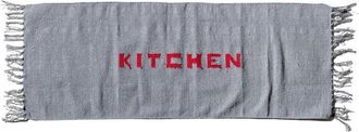 Puebco Handloomed Recycle Yarn Kitchen Mat in Light Gray at Nordstrom