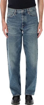 Sunflower Dirty Tint Organic Cotton Vintage Finish Twisted Seams Loose Jeans