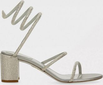 Rene Caovilla Sandalo Cleo Rene Caovilla in pelle laminata con strass